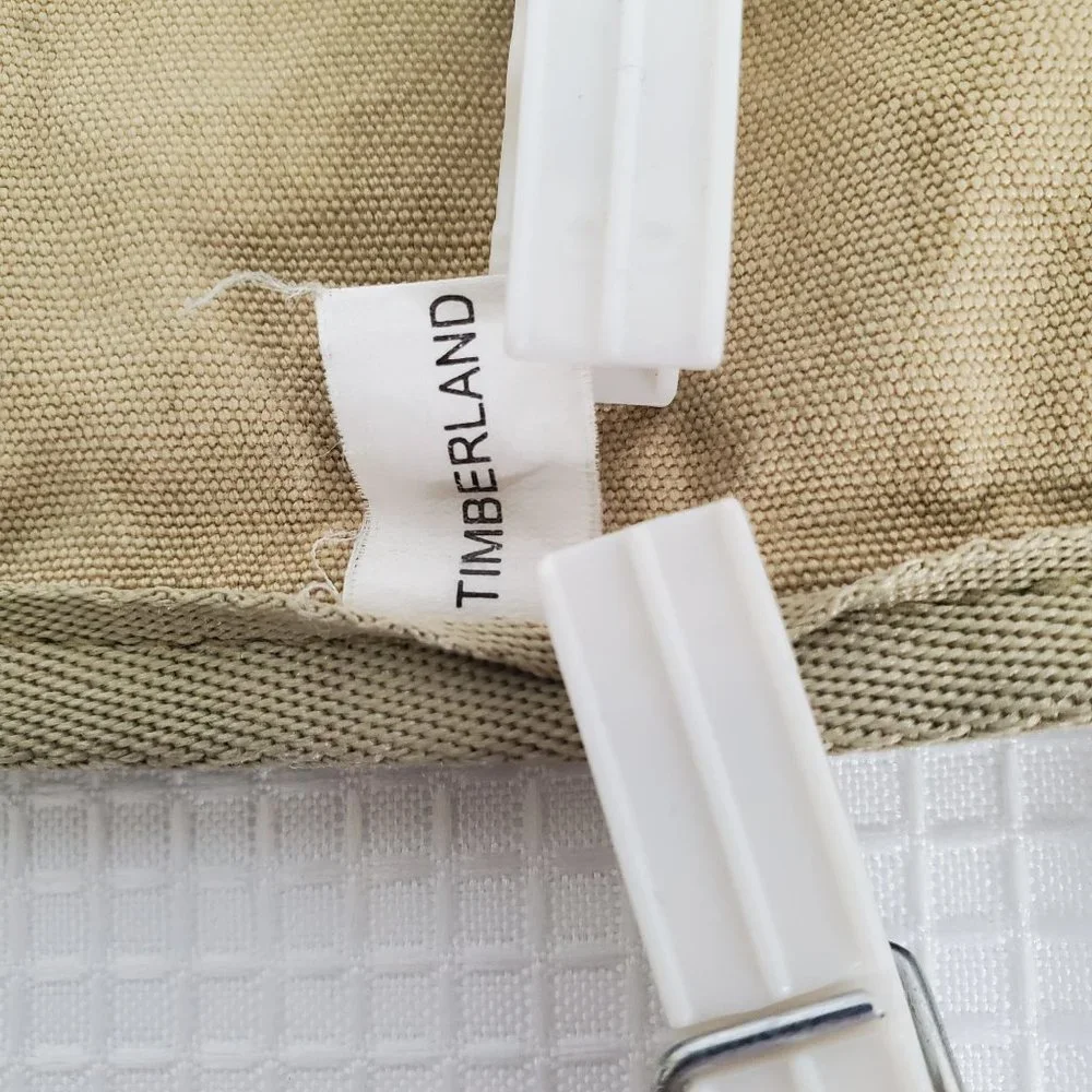 Timberland Cinch Bag Sack Duffel Pull String Canvas Drawstring Carry All Logo - Picture 9 of 9